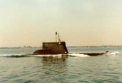 Den danske ubåd Tumleren