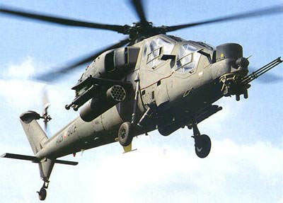 A129 Mangusta angrebshelikopter fra den italienske hær