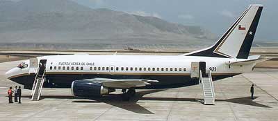 Boeing 737 fra det chilenske luftvben