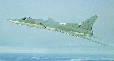 Tu-22M Backfire bombefly fra det russiske luftvben