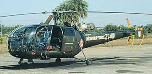 Chetak helikopter fra det indiske luftvben