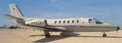 Cessna Citation 550 fra den spanske flde