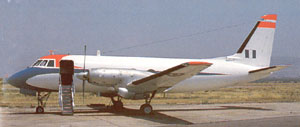 Gulfstream I fra det grske luftvben