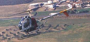 Hughes 300C trningshelikopter fra det spanske luftvben