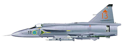 Saab JA Viggen jagerfly