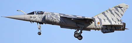 Dassault Mirage F1M kampfly fra det spanske luftvben
