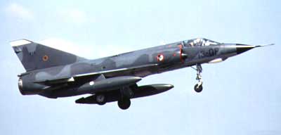 Mirage III fra det franske luftvåben