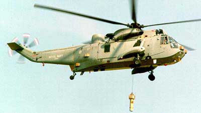 Sea King helikopter fra den britiske flde