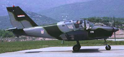 UTVA-75 fra det kroatiske luftvben