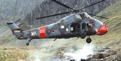 Wessex helikopter fra det britiske luftvben RAF