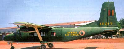 Harbin Y-12 fra Zambias luftvåben