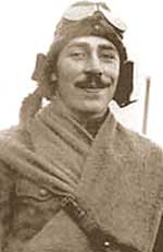 Bissell som pilot under Første Verdenskrig