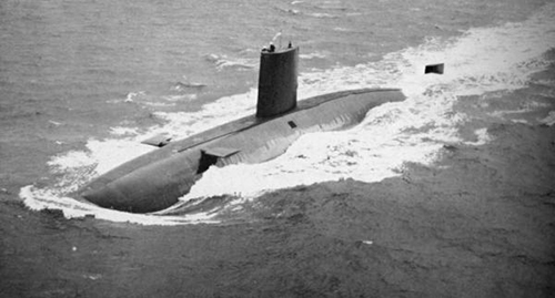 Den britiske atomubåd Courageous af Valiant-klassen