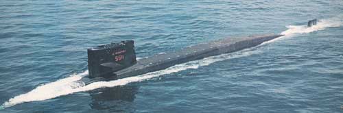 Den franske ubåd Le Redoutable