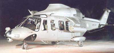 Model af Agusta-Bell AB139, uden hovedotor