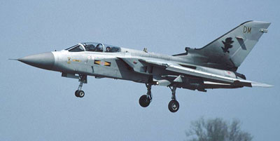 Tornado F.3 fra det britiske luftvben RAF