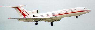 Tu-154 fra det polske luftvben