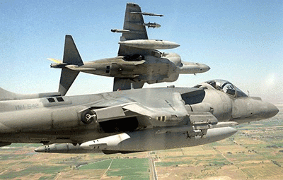 AV-8B Harrier II fra det amerikanske marinekorps