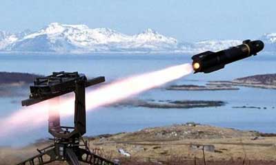 Landbaseret Hellfire smlsmissil fra den norske flde