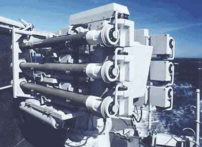 Sadral launcher med 6 Mistral missiler