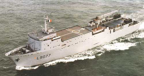 Det franske overvgningsfartj Bougainville