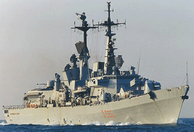 Den italienske destroyer Luigi Durand de la Penna