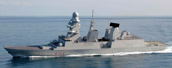 Den italienske destroyer Andrea Doria