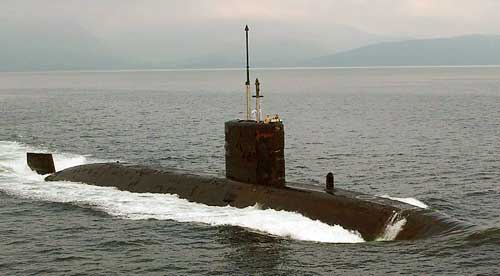Den britiske ubd Sovereign