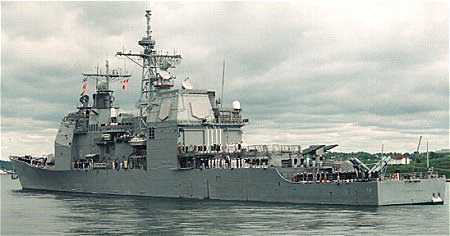 Den amerikanske krydser Yorktown