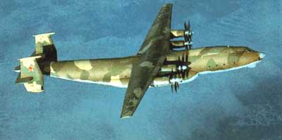 Antonov An-22 transportfly fra det russiske luftvåben