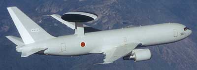Boeing E-767 AWACS fly fra det japanske luftvåben