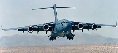 Boeing C-17A Globemaster III transportfly