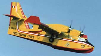 CL-215 fra det italienske Protezione Civile