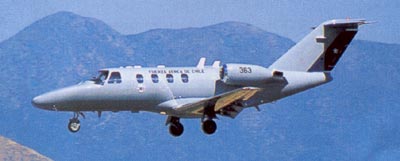 Cessna 525 Citation Jet fra det chilenske luftvben