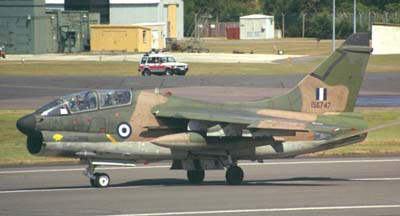 TA-7H Corsair II kamptræner fra det græske luftvåben
