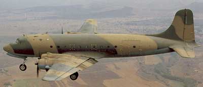 Douglas DC-4 fra det sydafrikanske luftvben