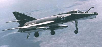 Etendard fly fra den franske flåde