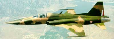 F-5E Tiger II kampfly fra det mexicanske luftvåben