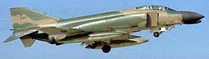 F-4E Phantom II kampfly fra det tyrkiske luftvåben