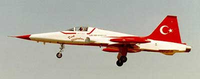F-5A fra det tyrkiske luftvbens opvisningshold