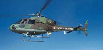 Ecureuil helikopter fra det franske luftvåben