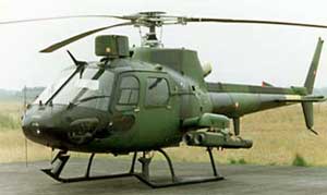 Fennec helikopter fra det danske luftvåben
