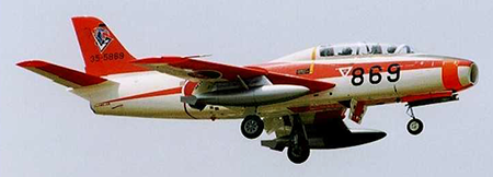 Fuji T-1 jettræner fra det japanske luftvåben