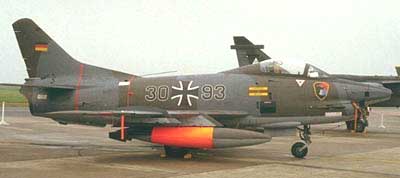 Fiat G91 fra det tyske luftvben