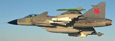 Saab JAS 39 Gripen fra det svenske luftvben