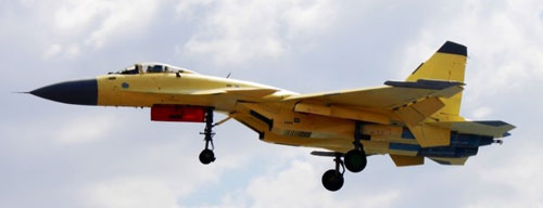 Kinesisk J-15 kampfly