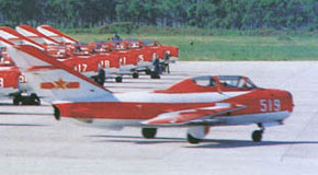 Chengdu JJ-5 omskolingsfly fra det kinesiske luftvben