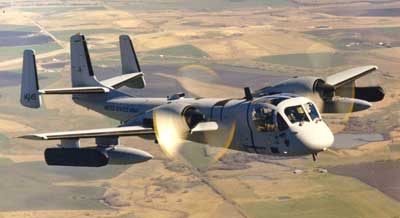 Grumman OV-1 Mohawk fly