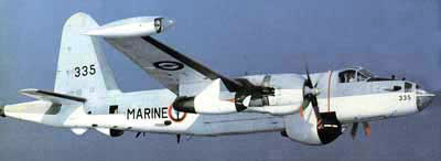 P-2 Neptune fra den franske flådes luftstyrker P-2 Neptune fra den franske flådes luftstyrker