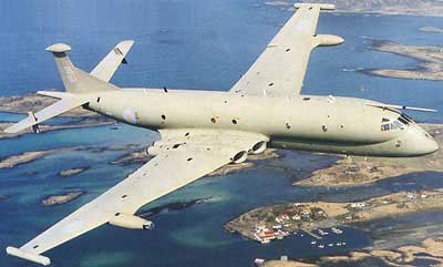 Nimrod fly fra det britiske luftvåben